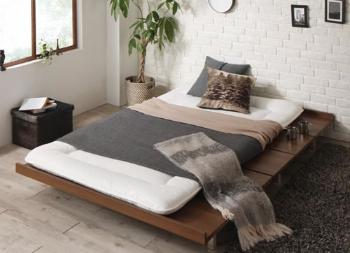 デザインボードベッドロング 【Girafy】ジラフィ