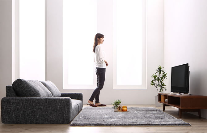 低いソファーが人気の理由