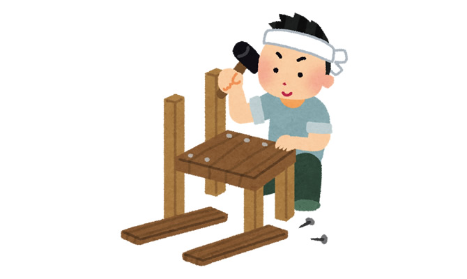 家具の組み立て