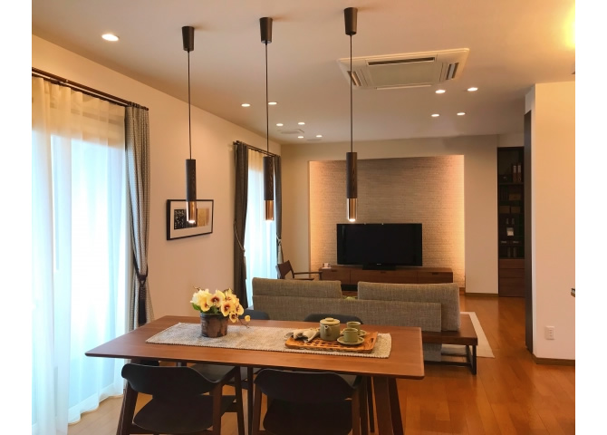 お手入れが行き届いたリビング