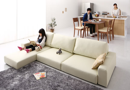 部屋の圧迫感が無く開放的