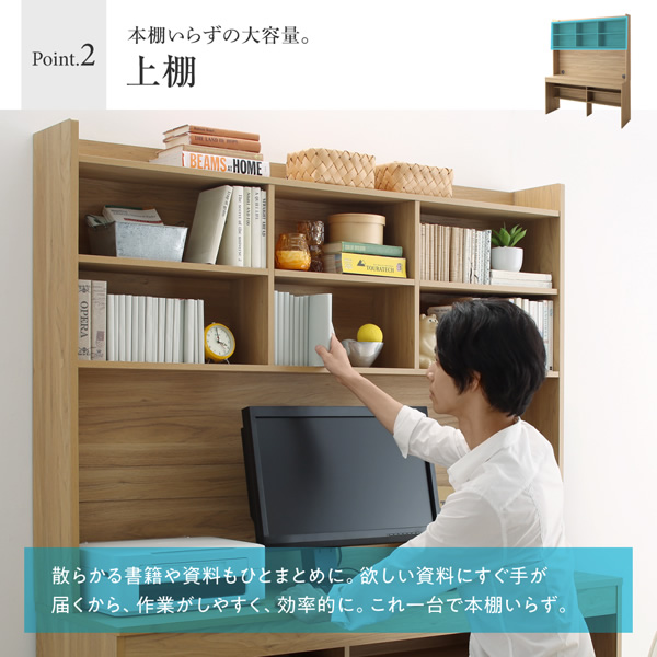 本棚いらずの上段の棚