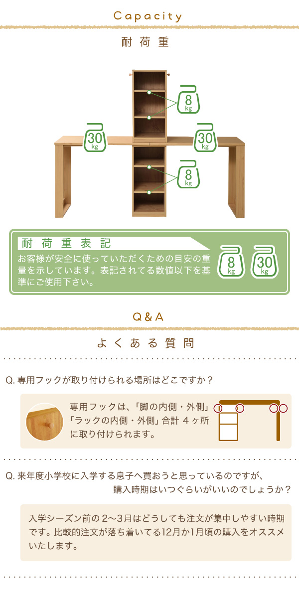耐荷重・よくある質問