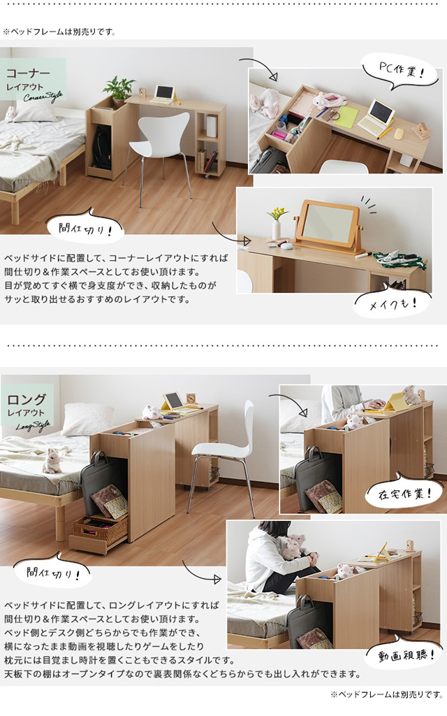 コーナーレイアウト、ロングレイアウト