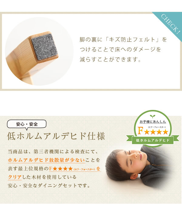 低ホルムアルデヒド仕様