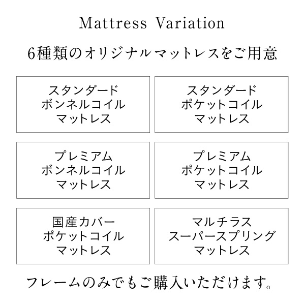 マットレスバリエーション