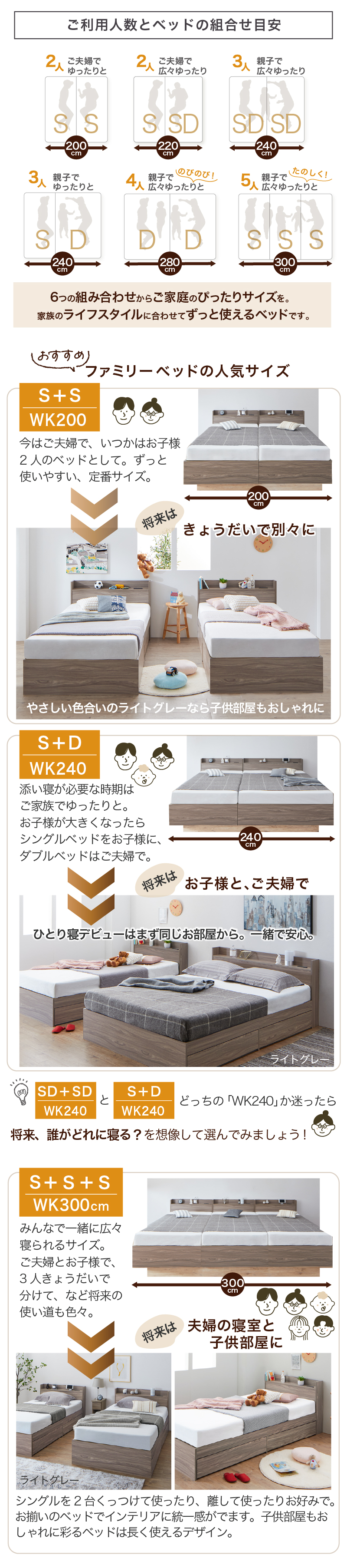 おうちにピッタリが見つかり6サイズ