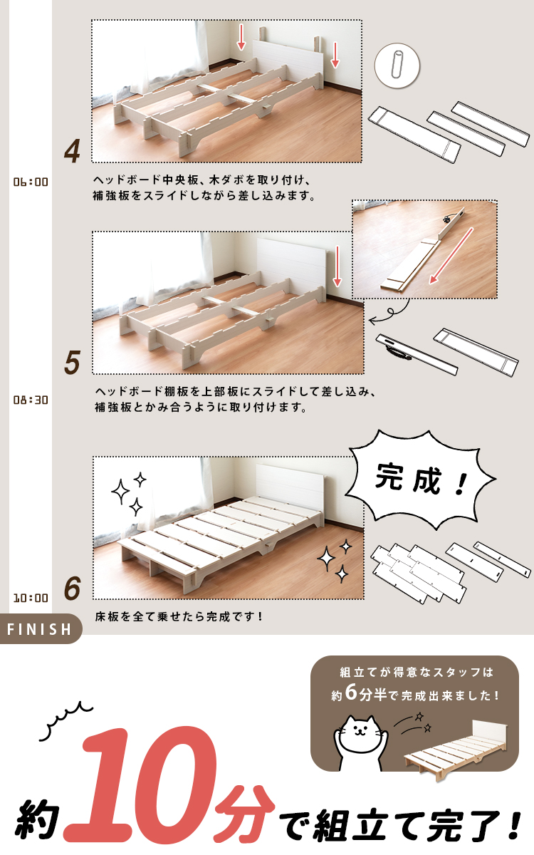 10分で組み立て完成