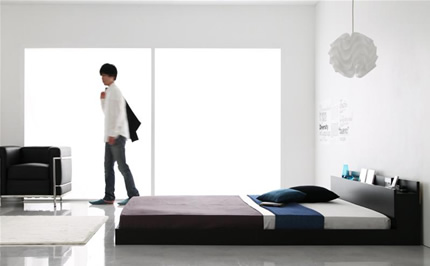 寝室はスマートにかっこよく！