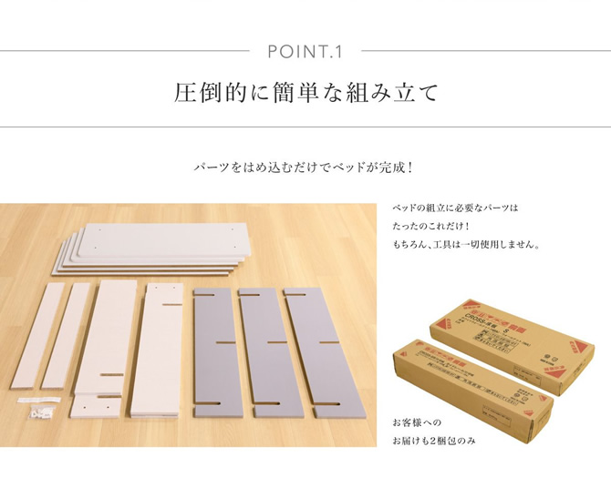 圧倒的に簡単な組立