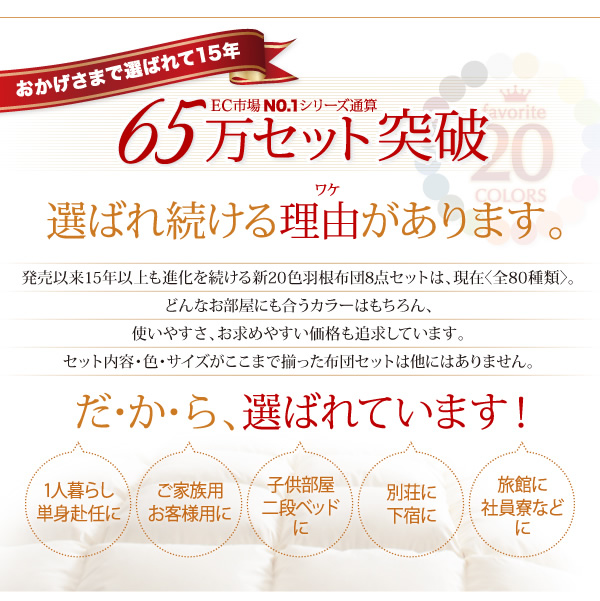 選ばれ続ける理由があります