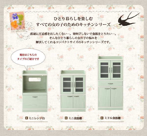 ひとり暮らしを楽しむすべての女の子のためのキッチンシリーズ