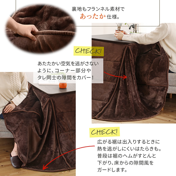 裏地もあったか、熱を逃さない工夫