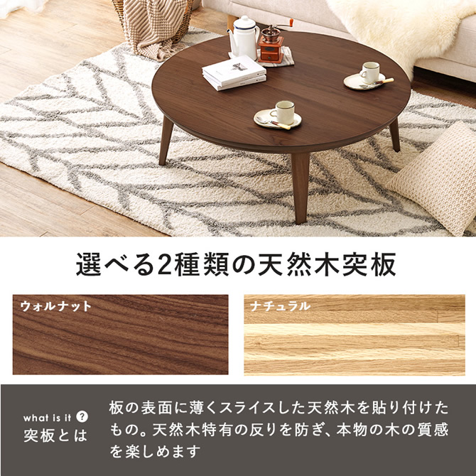 選べる2種類の天然木突板