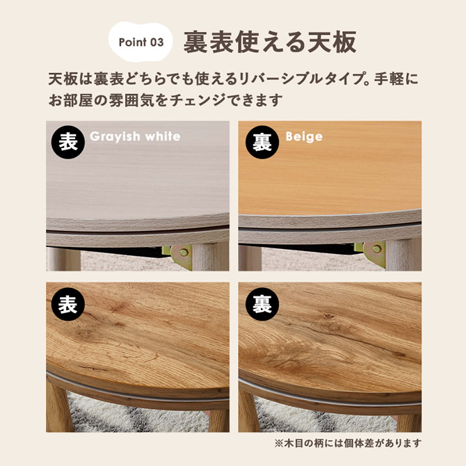 裏表使える天板