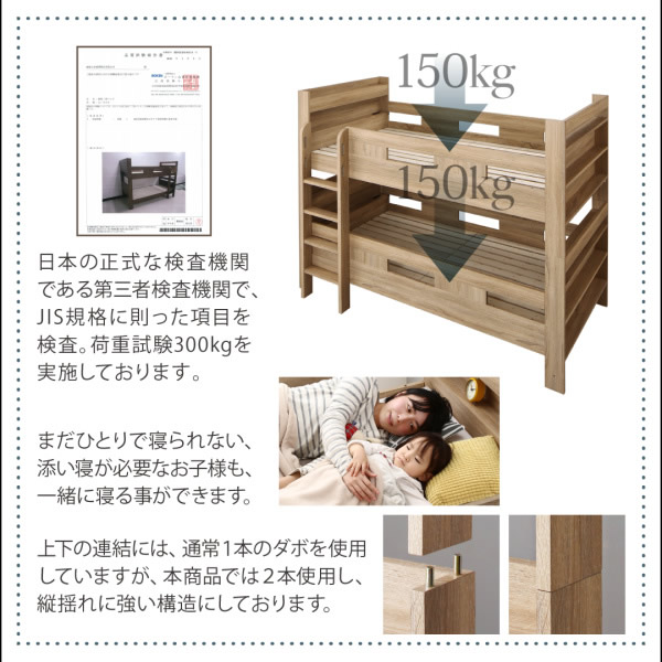 耐荷重はそれぞれ約150kg