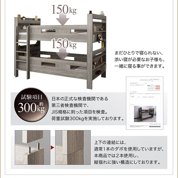 耐荷重はそれぞれ約150kg