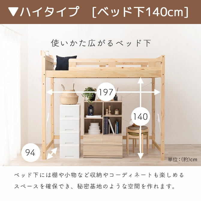 置き場所に困るものはベッド下へ