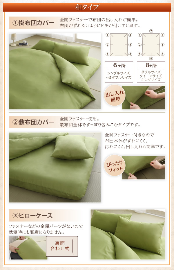 和タイプのセット内容