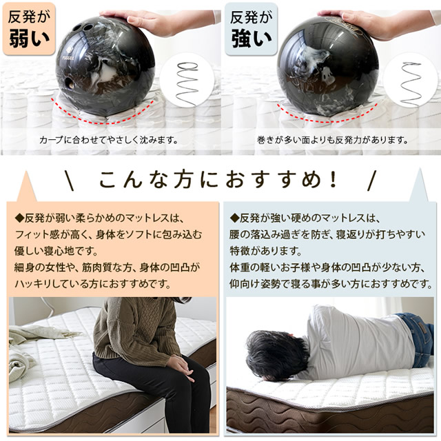 裏と表の硬さの違いについて