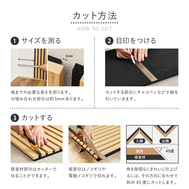 カット方法