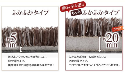 選べるウレタンの厚みは2タイプ