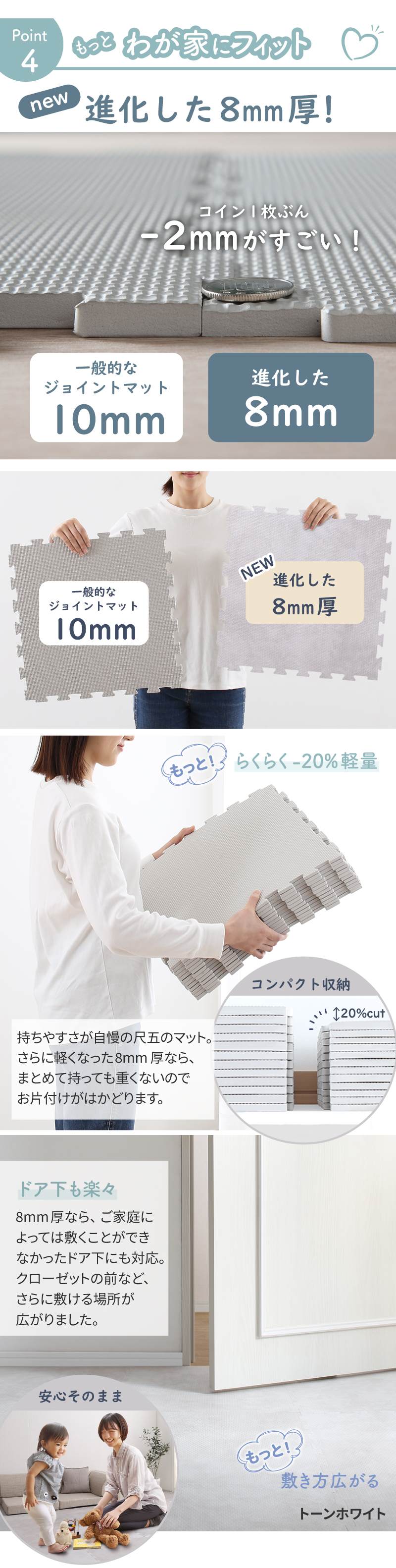 進化した8mm厚