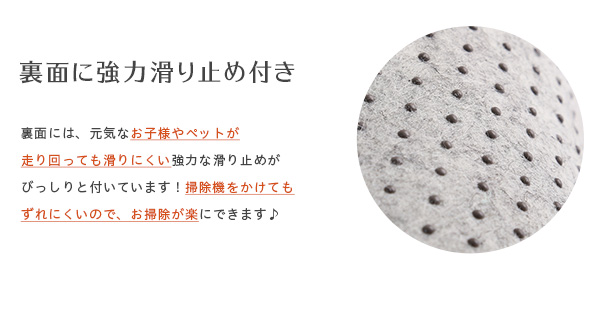 裏面は滑り止め加工