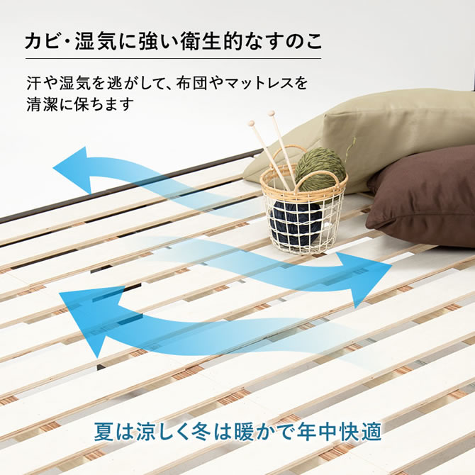 カビ・湿気に強い衛生的なすのこ