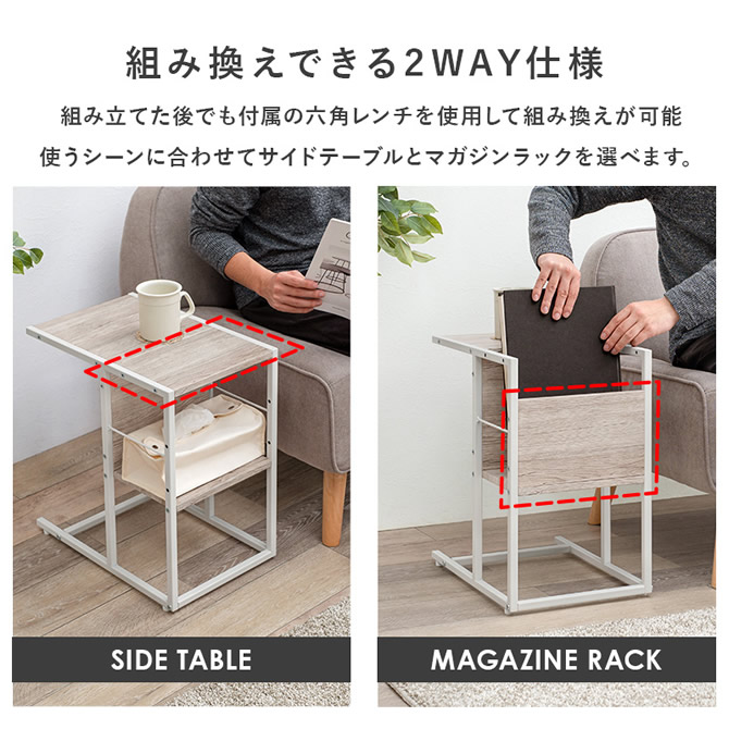 組み換え出来る2WAY仕様
