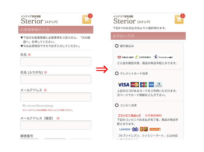 お客様情報入力