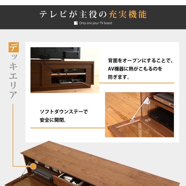 テレビが主役の充実機能