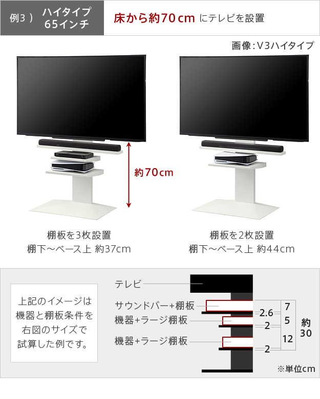 棚板設置例
