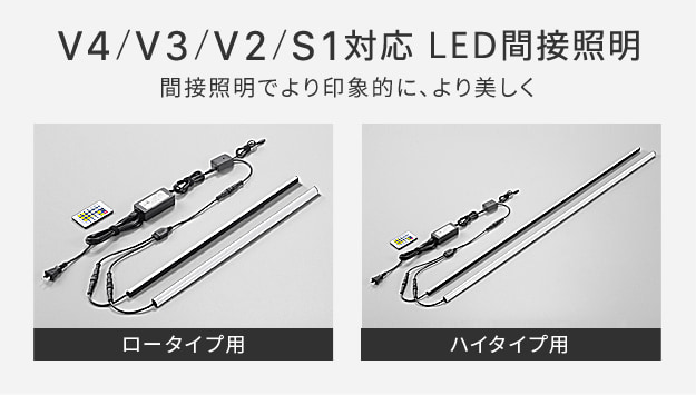 V4・V3・V2・S1対応　LED間接照明