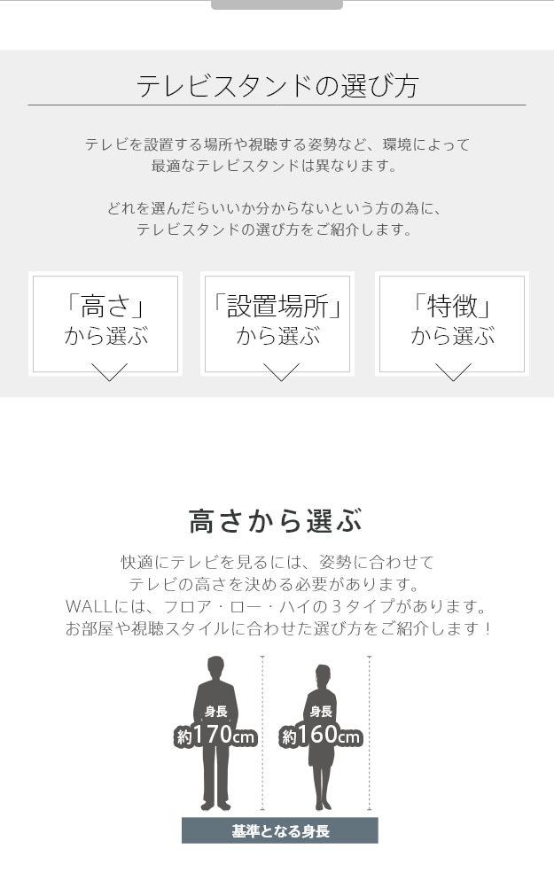 テレビスタンドの選び方