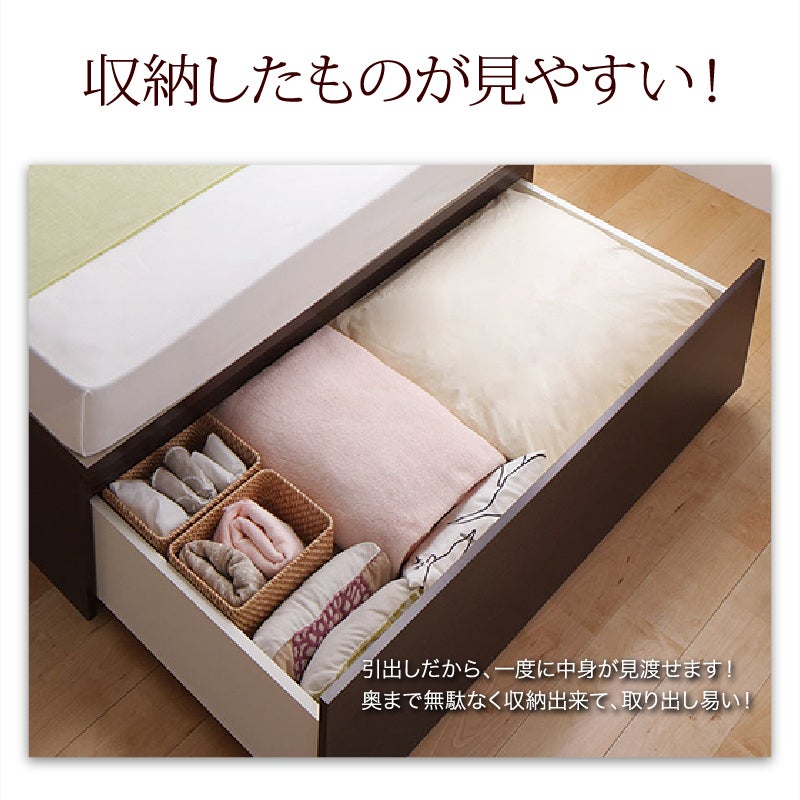 収納したものが見やすい！