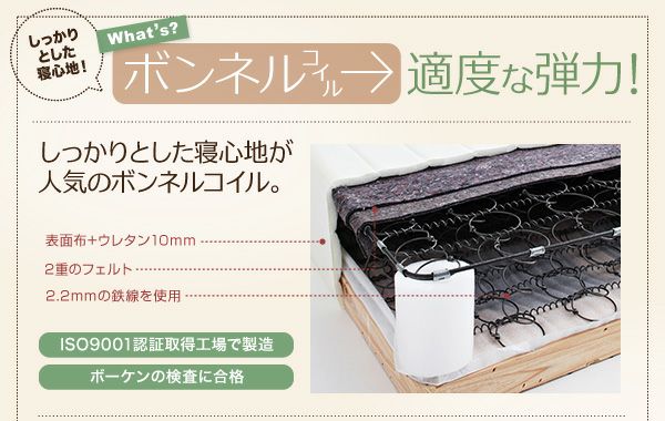 新・移動がラクラク！分割式マットレスベッド｜激安インテリア家具の