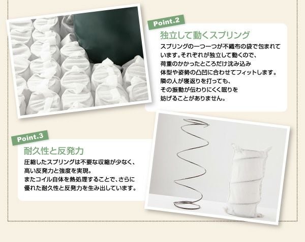 新・移動がラクラク！分割式マットレスベッド｜激安インテリア家具の