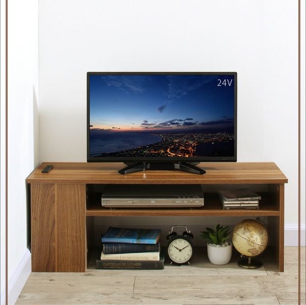コーナーケーブル収納テレビボード 【pluggTV】プラッグティーヴィー