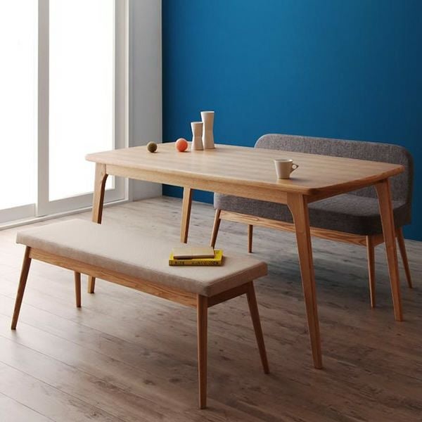天然木北欧スタイルダイニング3点セット 【Onnell】オンネル　《テーブル＋ベンチ＋ソファベンチ》