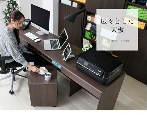 4サイズから選べるワイドデスクシリーズ ワイドデスク単品｜激安