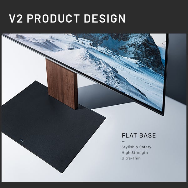 グッドデザイン賞受賞】 WALLインテリアテレビスタンド V2 ロータイプ