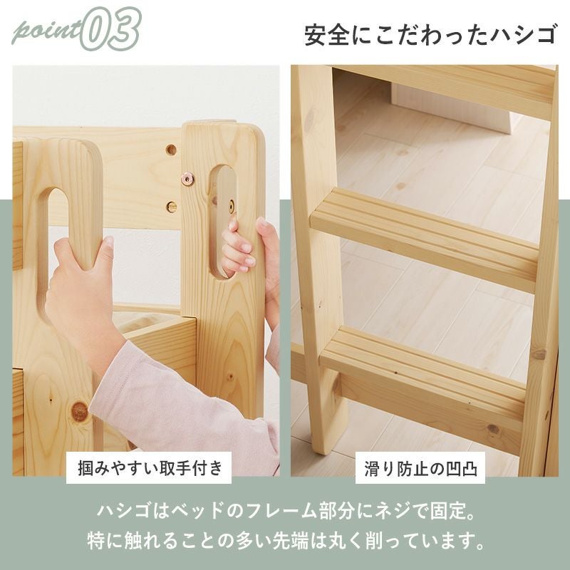 高さ120cmのロータイプロフトベッド｜激安インテリア家具の通販サイト