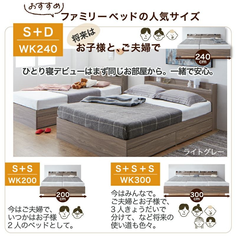ファミリーベッドの人気サイズ