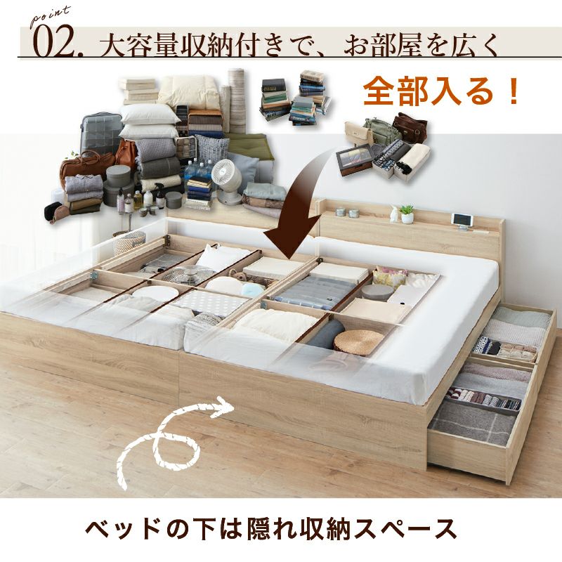 サンモア　引出し付シングルベッド【トレファク南柏店】 新入荷商品】Simmonsのシングルベッドをご紹介！｜2022年12月19日