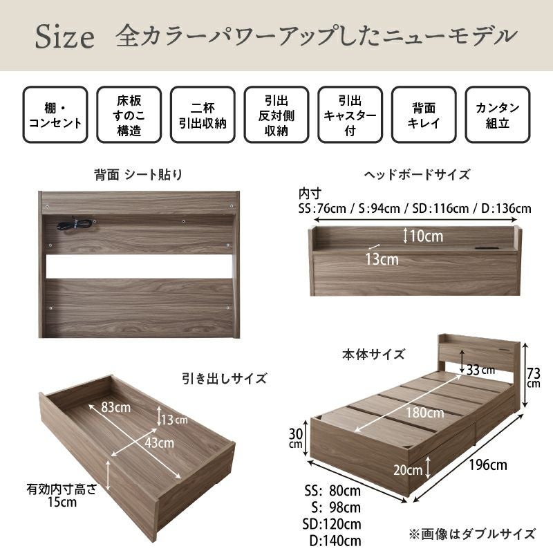 サイズ・全カラーパワーアップしたニューモデル