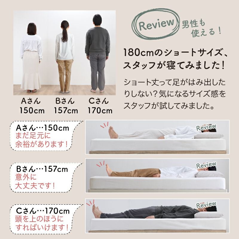 身長さの違うスタッフが試してみました