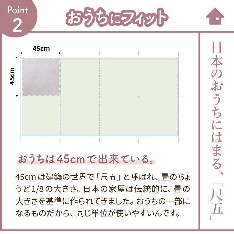 おうちは45cmで出来ている
