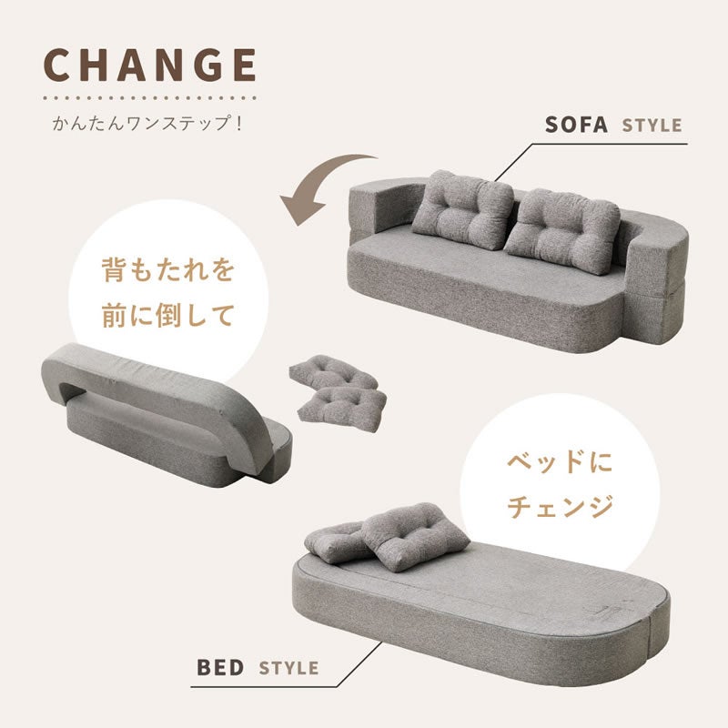 簡単ワンステップでベッドに