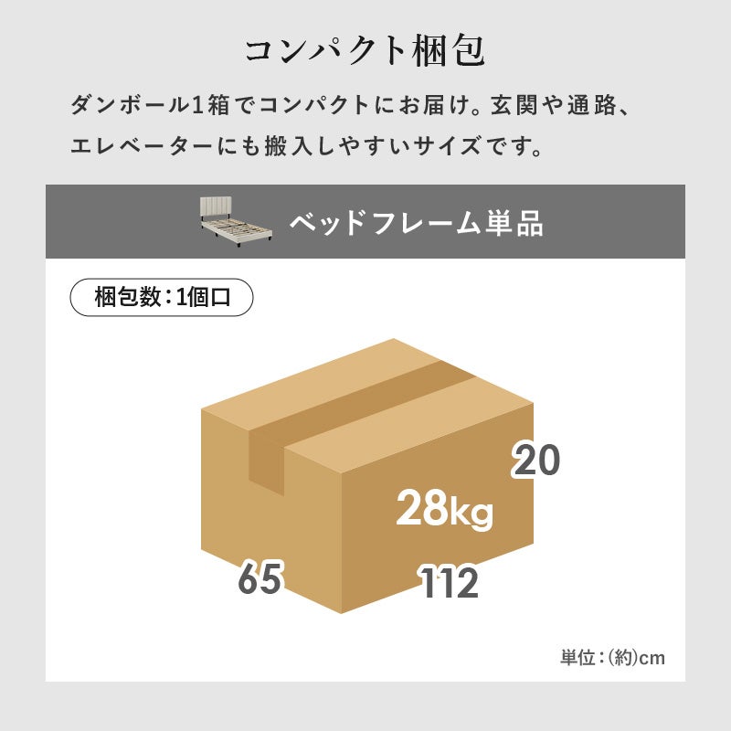 コンパクト梱包